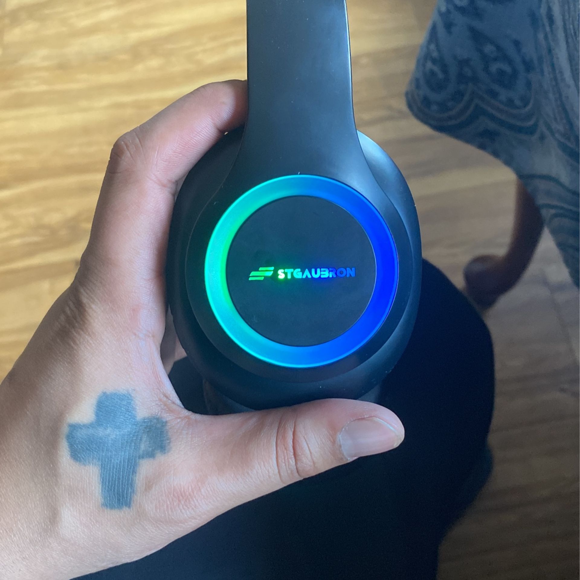 Bluetooth Headphones RGB Lighting