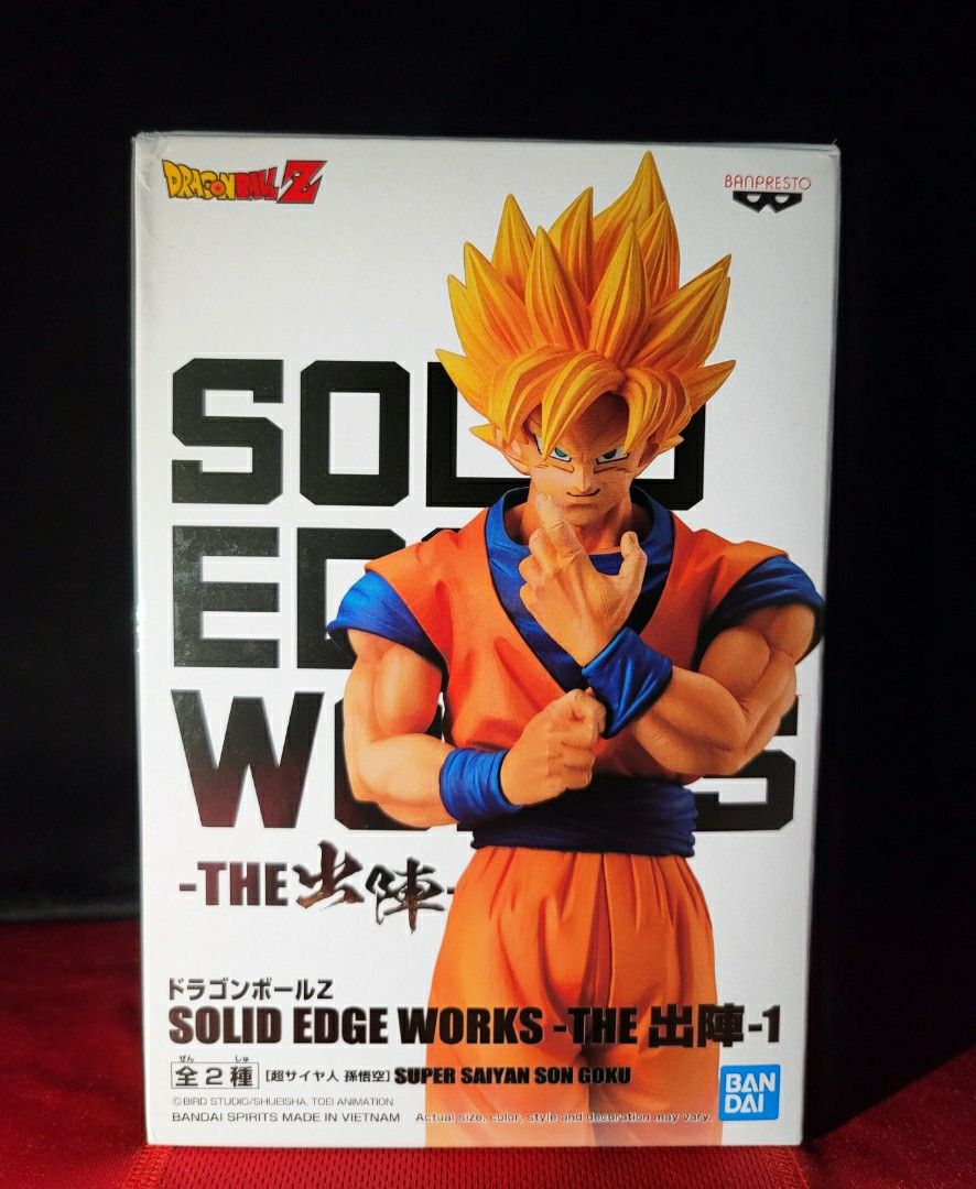 Banpresto Dragon Ball Z Solid Edge Works Vol.1 Son Goku Figure orange