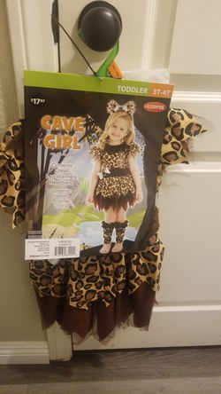 3T/4T toddler Cave Girl Costume