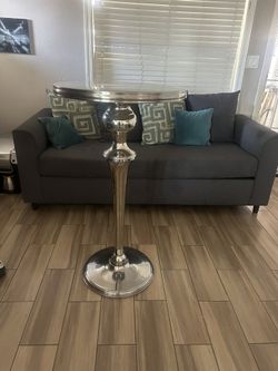 Silver Tall Table 