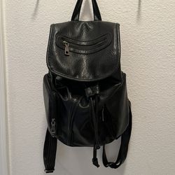 Cavier leather backpack