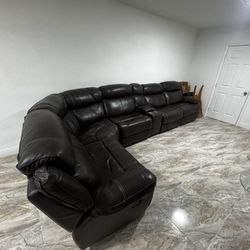 Six Piece Sectional Couch Recliner