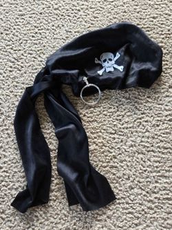 Pirate Hat & Earring, Halloween Costume Cosplay