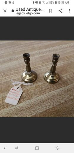 Antique Victorian Miniature Brass
