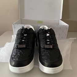 Bathing Ape Bapesta M1 Low in black - Size 11