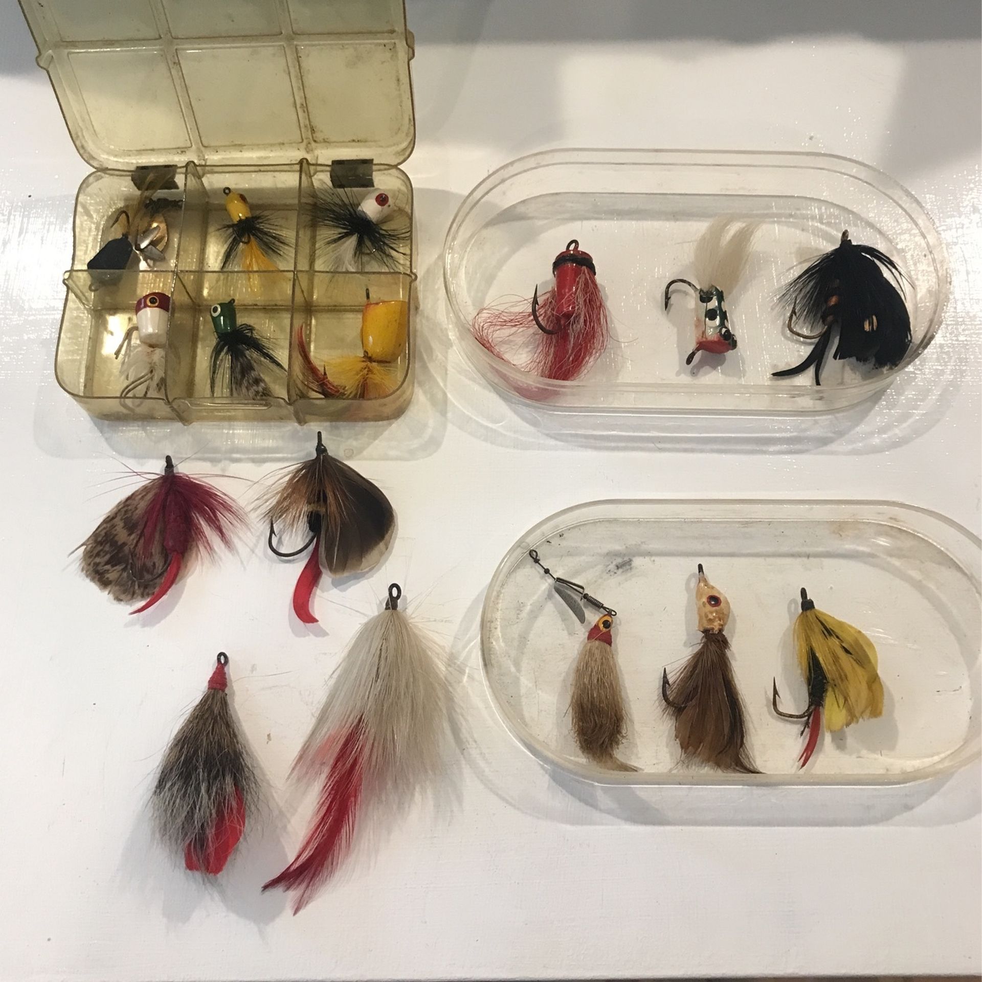 Antique Flies And Poppers From 1940s