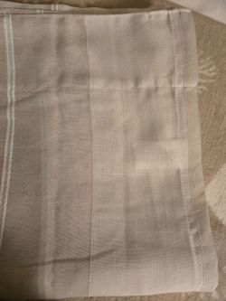 2 new Linen/Polyester rod pocket panels