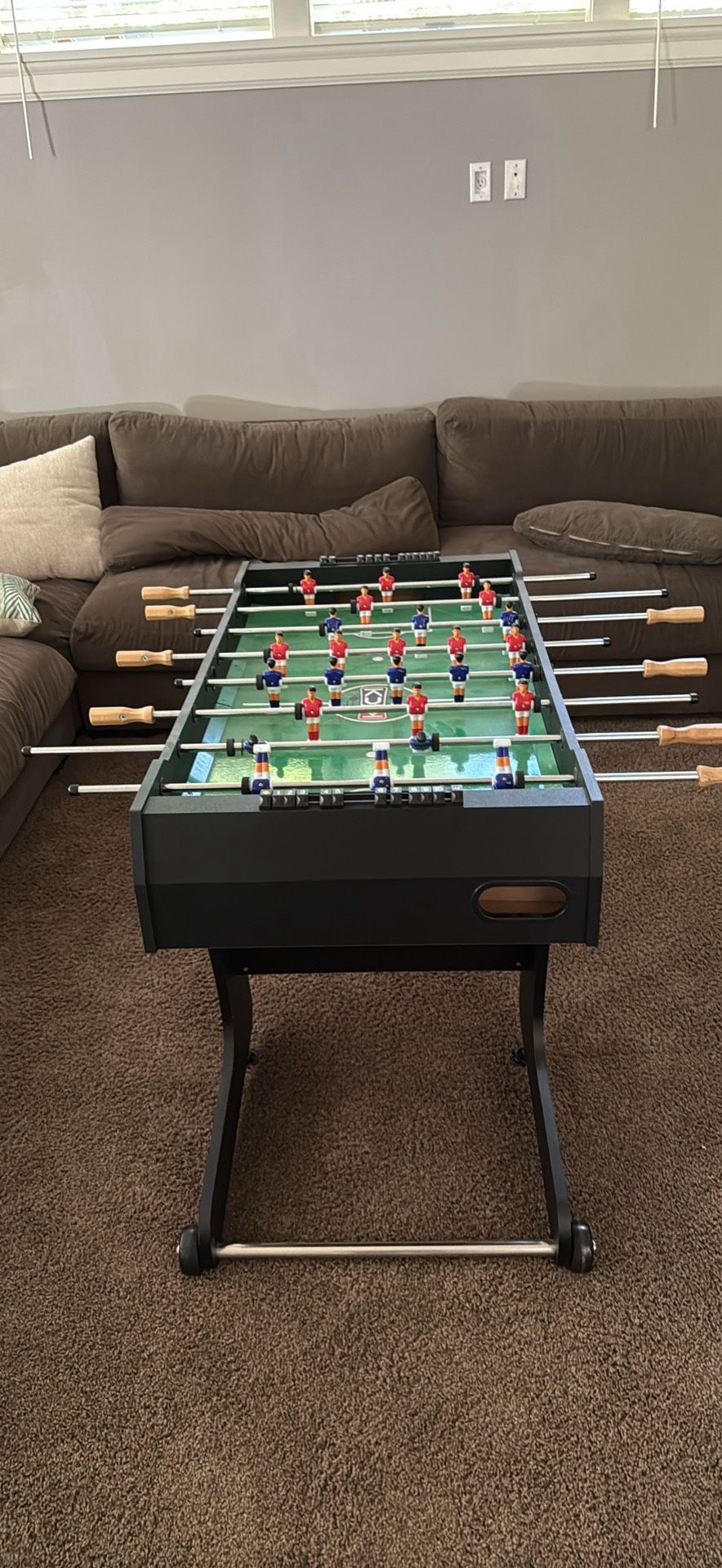 Rollable Kick Foosball Table (balls included)