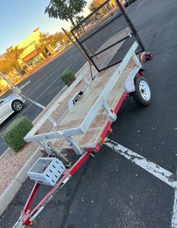 8 X 4 Trailer Come With Ramp And Spare Tire