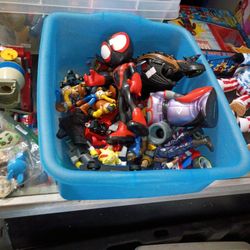 A Variety Of Action Figures $1 For The Small Ones And $2 For The Large C Descriptions