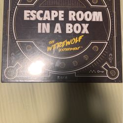 Escape Room In a Box:Werewolf Experiment Board Game