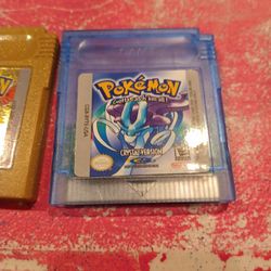 Pokemon Silver Gold Crystal Versions 