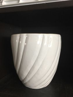 White Flower vase