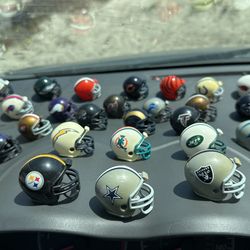 Mini Pro Football Helmet Collection