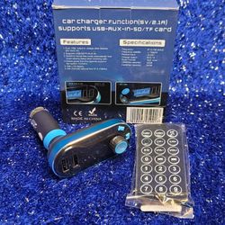 Brand new Bluetooth FM Transmitter , Car Aux Bluetooth and USB Bluetooth compatible with any car stereo Bz4