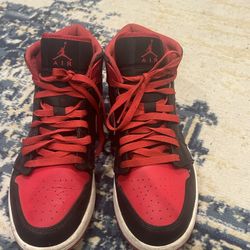 Shoes ,Jordan  Size 9 Red And Black 