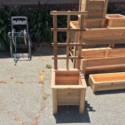 Planter Box 16x16x16 With Trellis It’s 48 In Tall