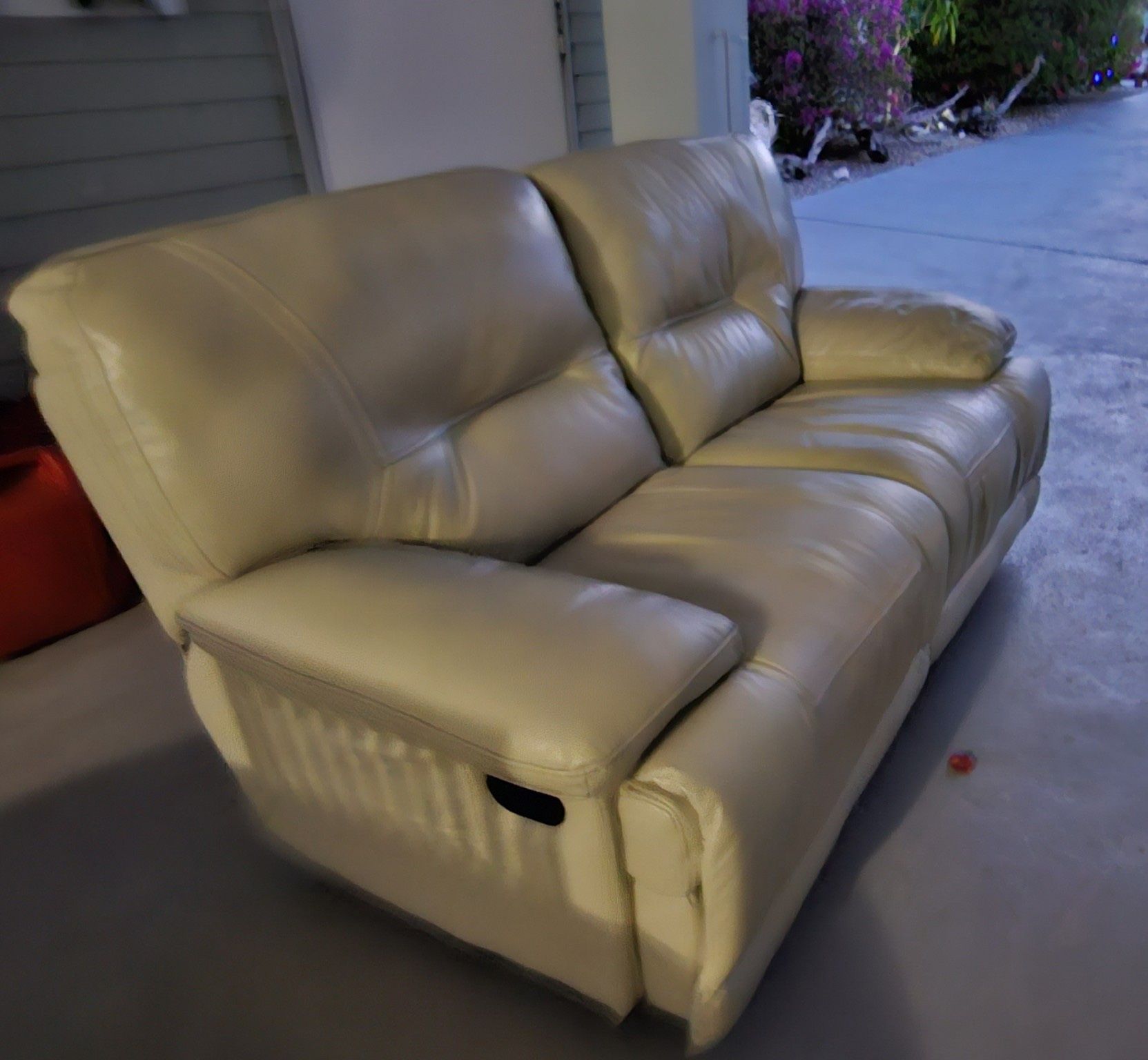 Leather Sofa. Recliner, Both Sides. for Sale in Key Largo, FL OfferUp