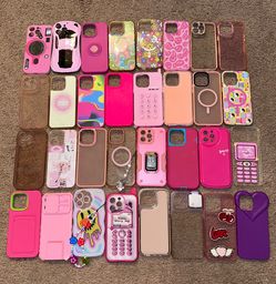 52 iPhone 14 Pro Max Cases - Assorted Cute/Girly Styles