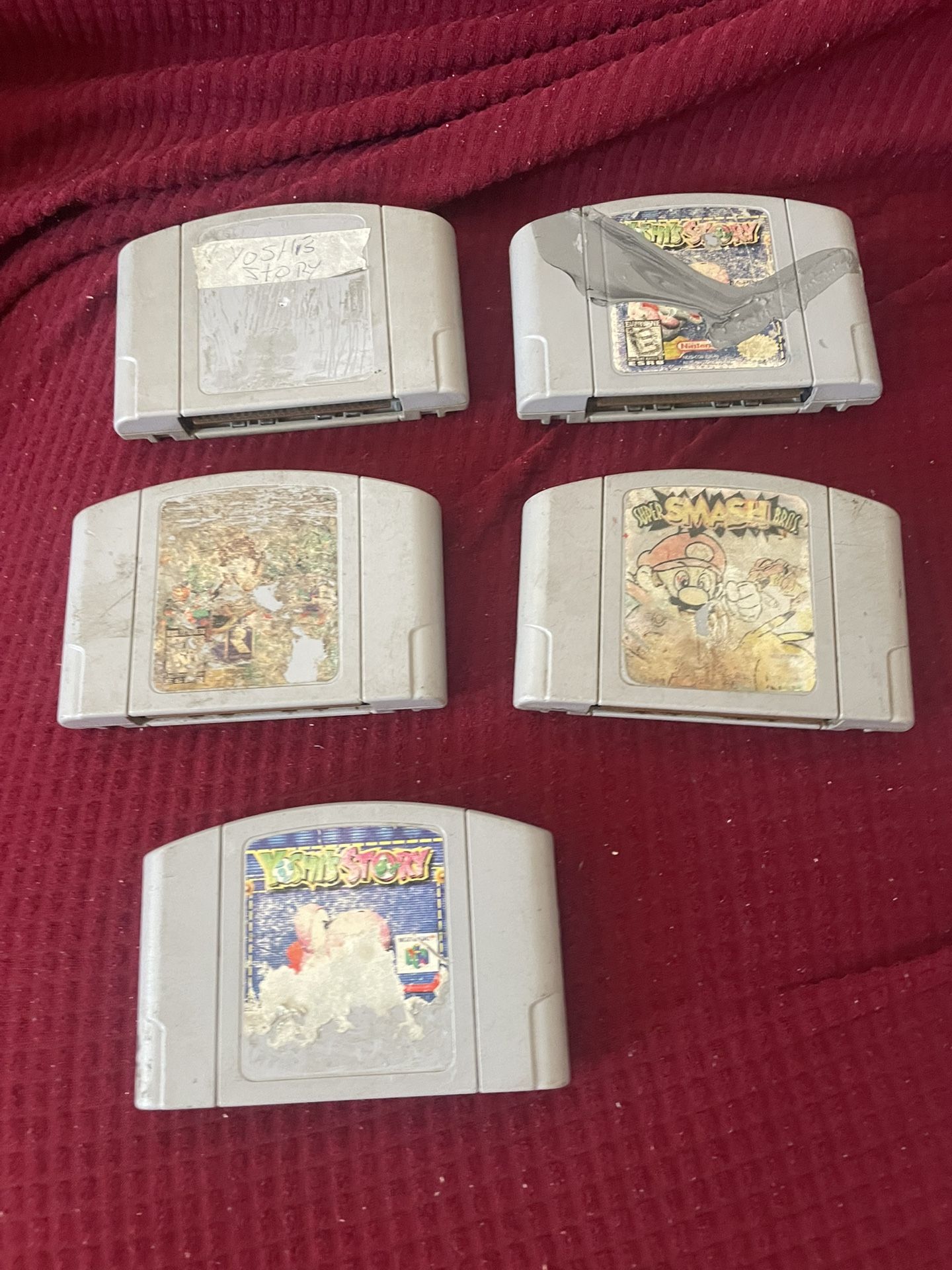 Nintendo 64 Games Yoshi Story Super Smash Bros Diddy Kong Racing Nintendo 64