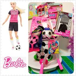 Barbie Soccer Player Easter Basket
