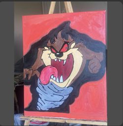 Taz Looney Tunes Painting