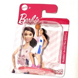 Mattel Barbie Basketball Micro Doll Figure Cake Topper Caitlin Clark Lookalike