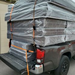 Queen Size New Box Spring Can Deliver 