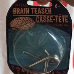 Sealed IQ Test Mind Game Toys Brain Teaser Metal Wire Puzzle Magic Trick Toy