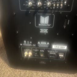 12” Monolith V2 Sub Box No Speaker $50 
