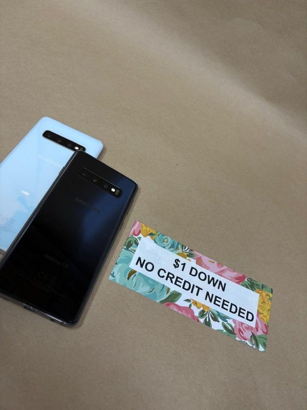 Samsung Galaxy S10 - Only $1 Today Pay The Rest Later!