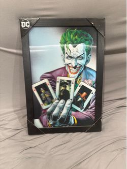 Holographic joker poster