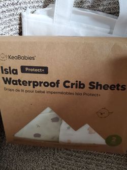 KeaBabies 2-pk Organic Cotton Crib Sheets