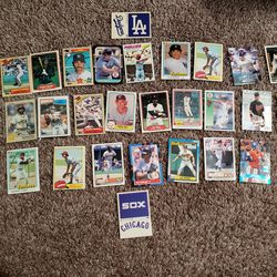baseball card lot  80's 90's 