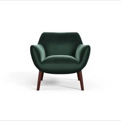 Velvet Emerald Oversized Armchair