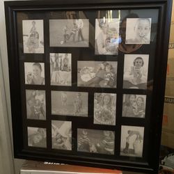 Jewelry Holder With Picture Frame On Front. Hangs On The Wall.