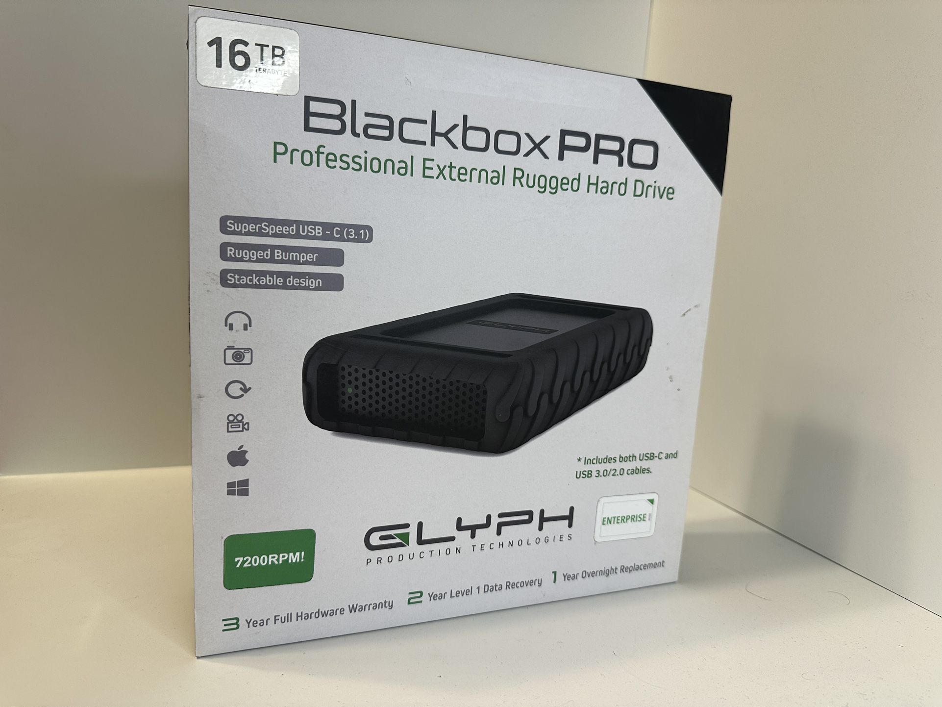 Glyph BlackBox Pro 16TB External Desktop Drive