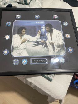 Picture Elvis, and Muhammad Ali