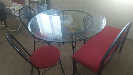 Glass table