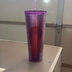 Purple Starbucks cup