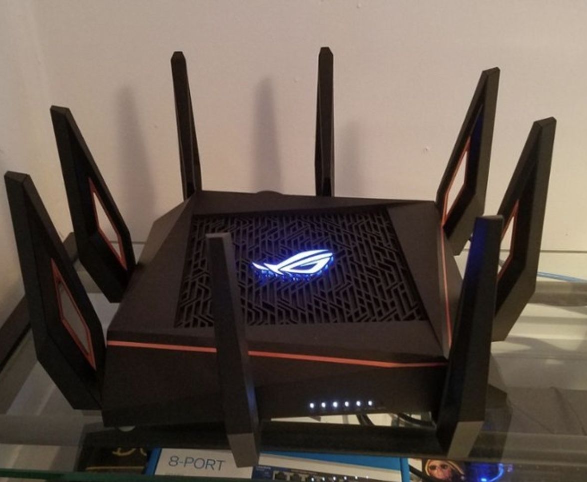 Asus ROG Rapture GT-AX11000  Wi-Fi 6 Gaming Router W/RGB