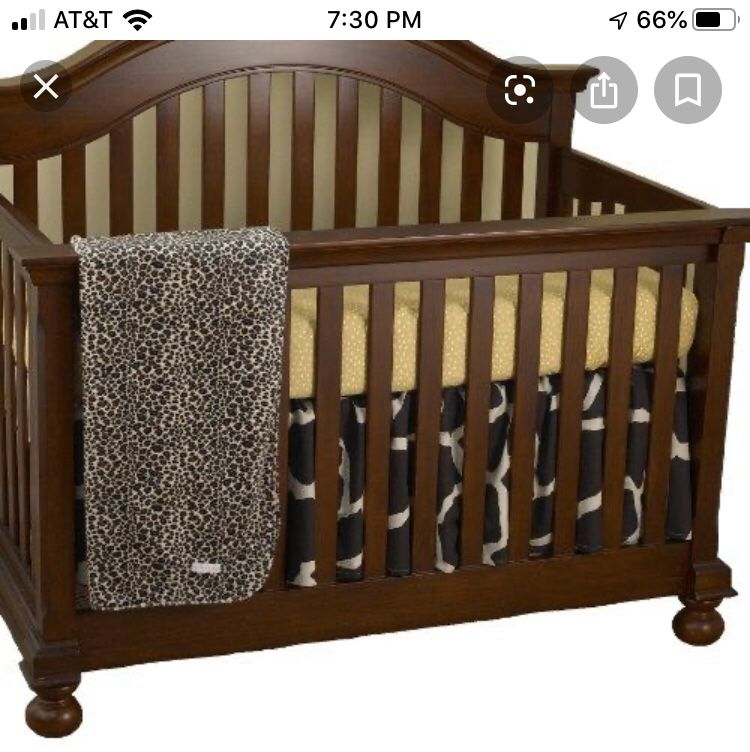 Baby crib bed and Changing table