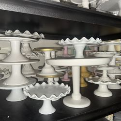 Over 100 Pieces Serving Or Dessert Display Platters