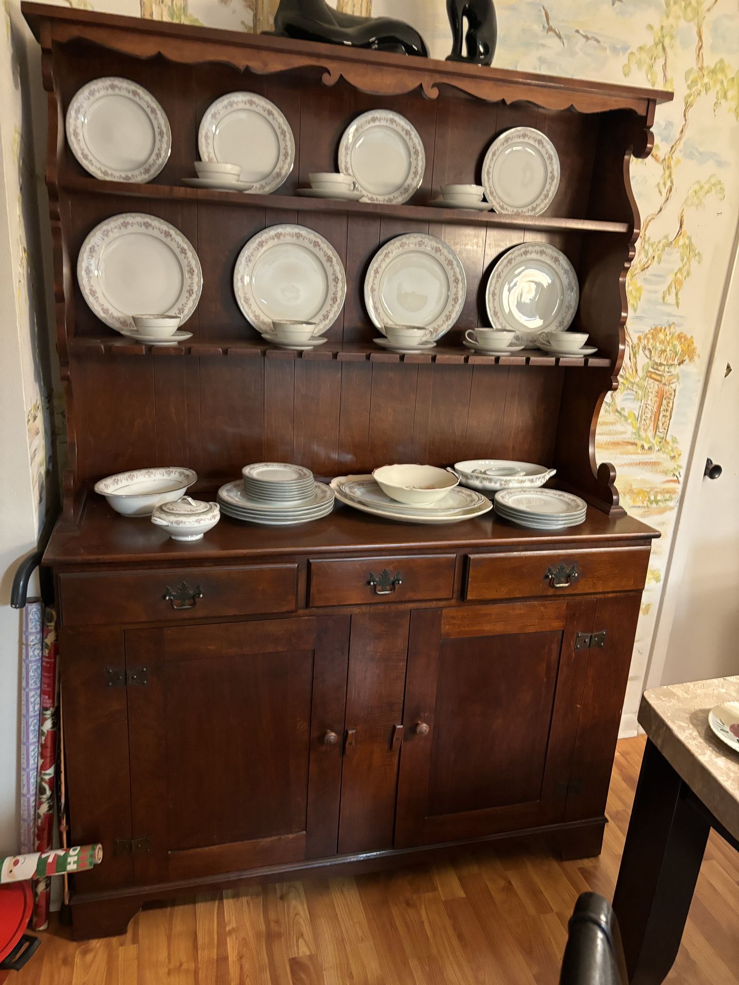 Antique Open China Cabinet