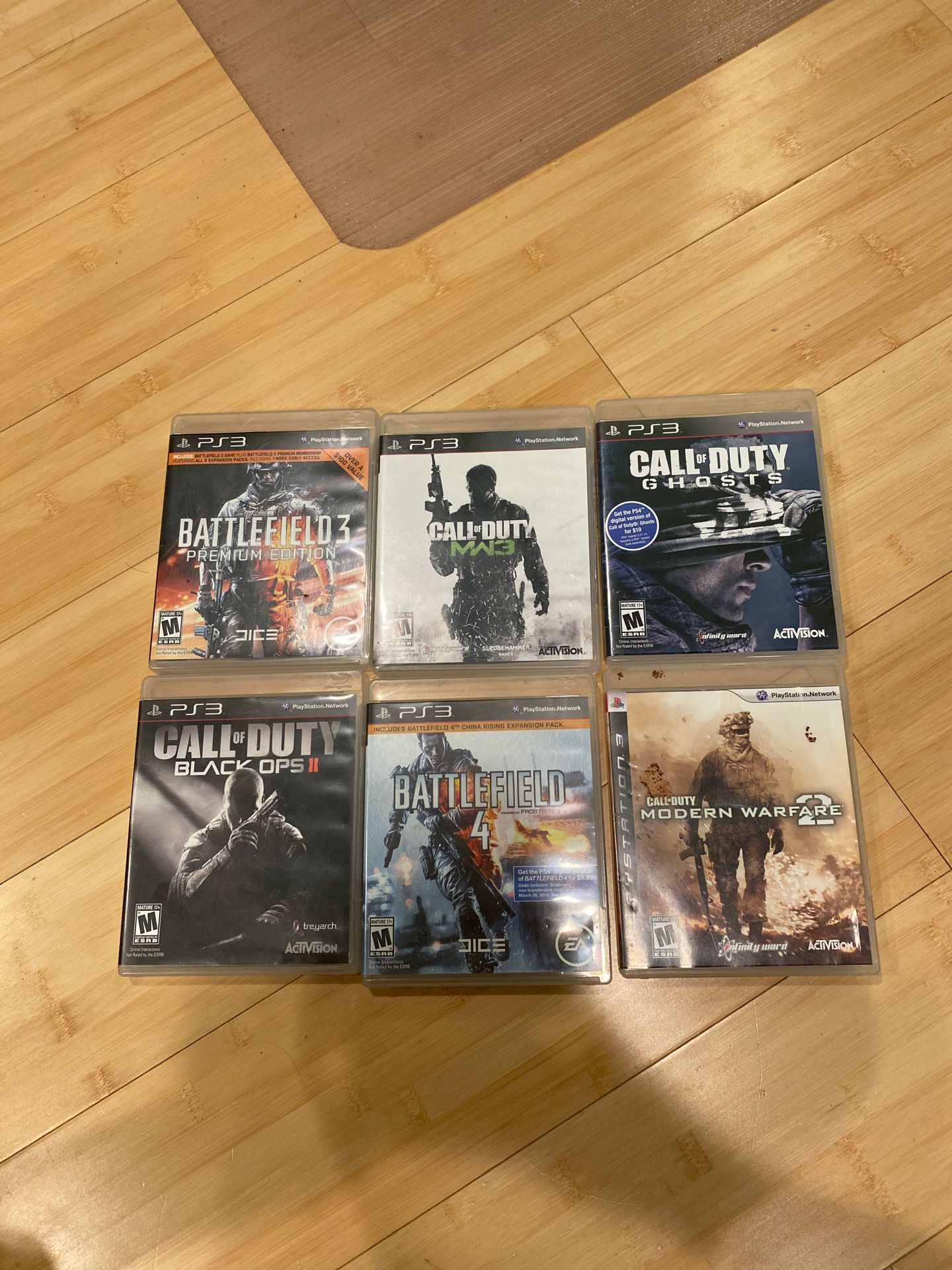 Ps3 Video Games (Call of Duty, Battlefield)