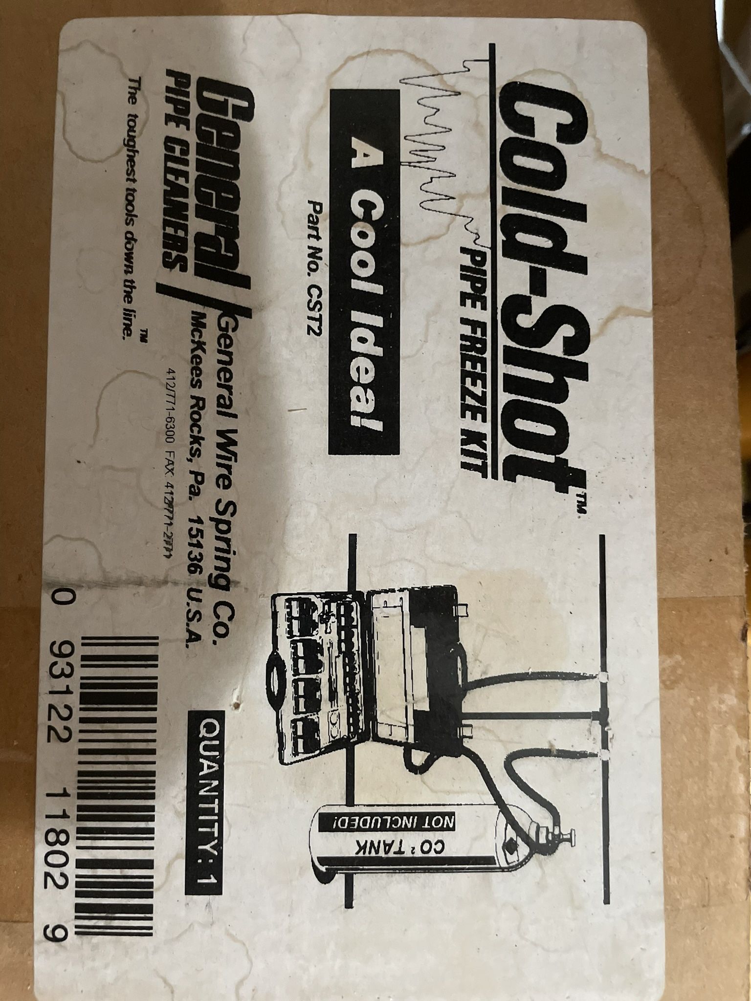 Cold Shot, Pipe Freeze Kit