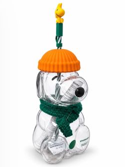 Starbucks Snoopy Glass Cup