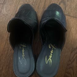 Seven For Mankind heels (open) - Leather