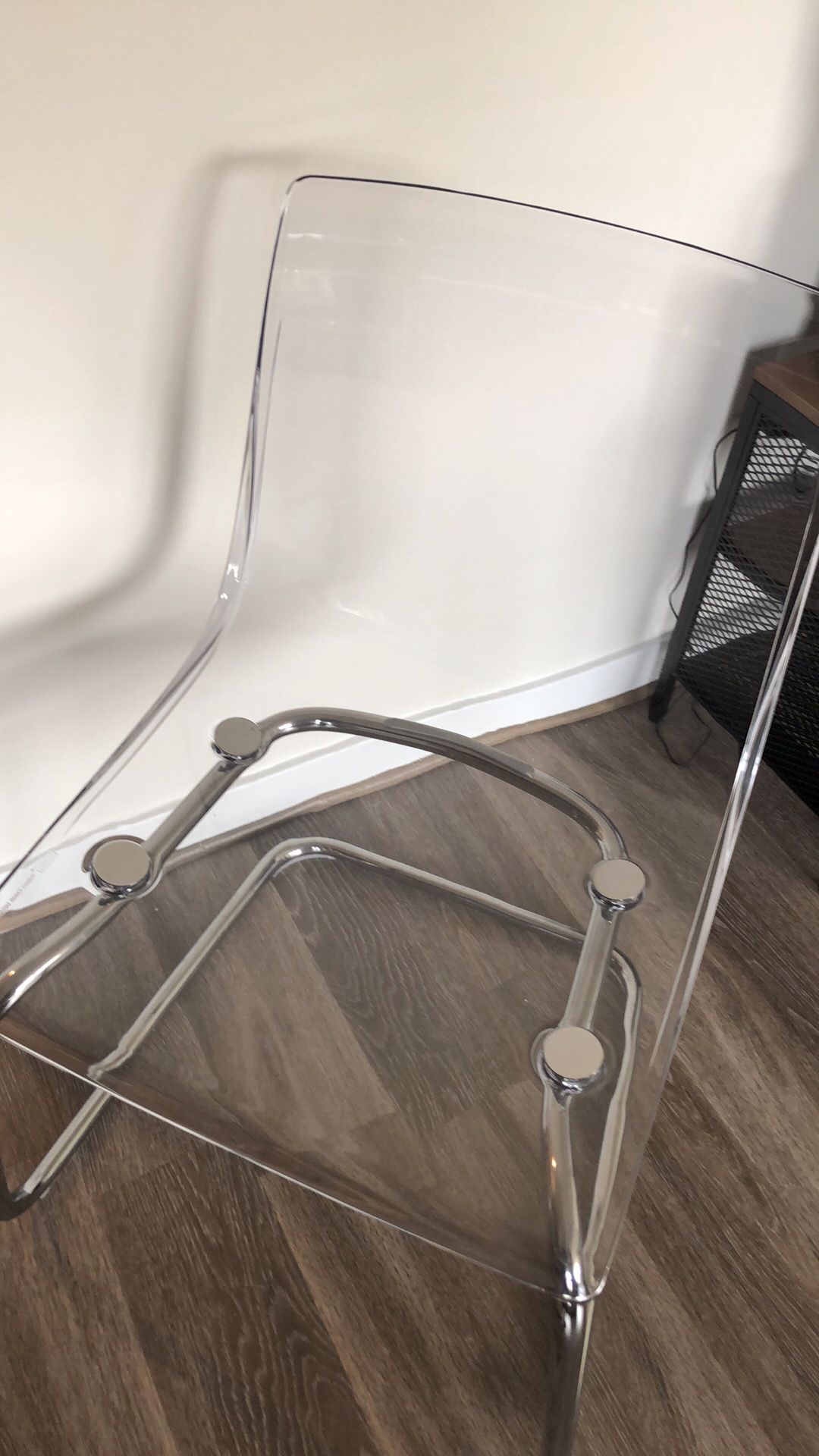 2 Clear chairs