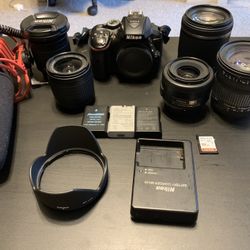 Nikon D5300 + Lens And Accessories